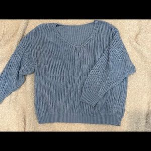 light blue sweater - size small